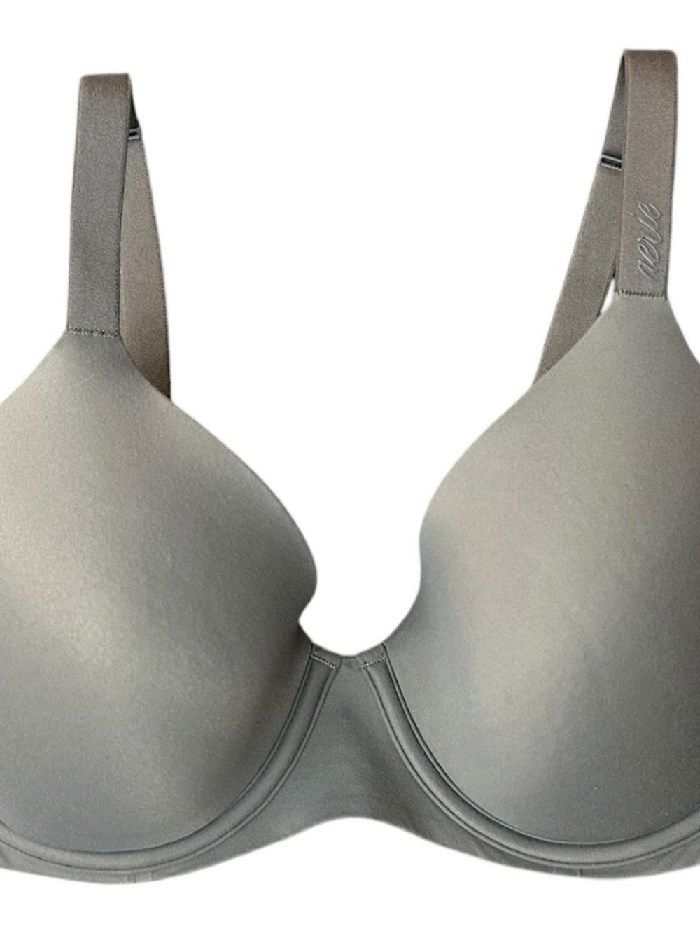 Aerie SMOOTHEZ Full Coverage Wired T Shirt Bra, Gray Fun - 34D Smoothing
